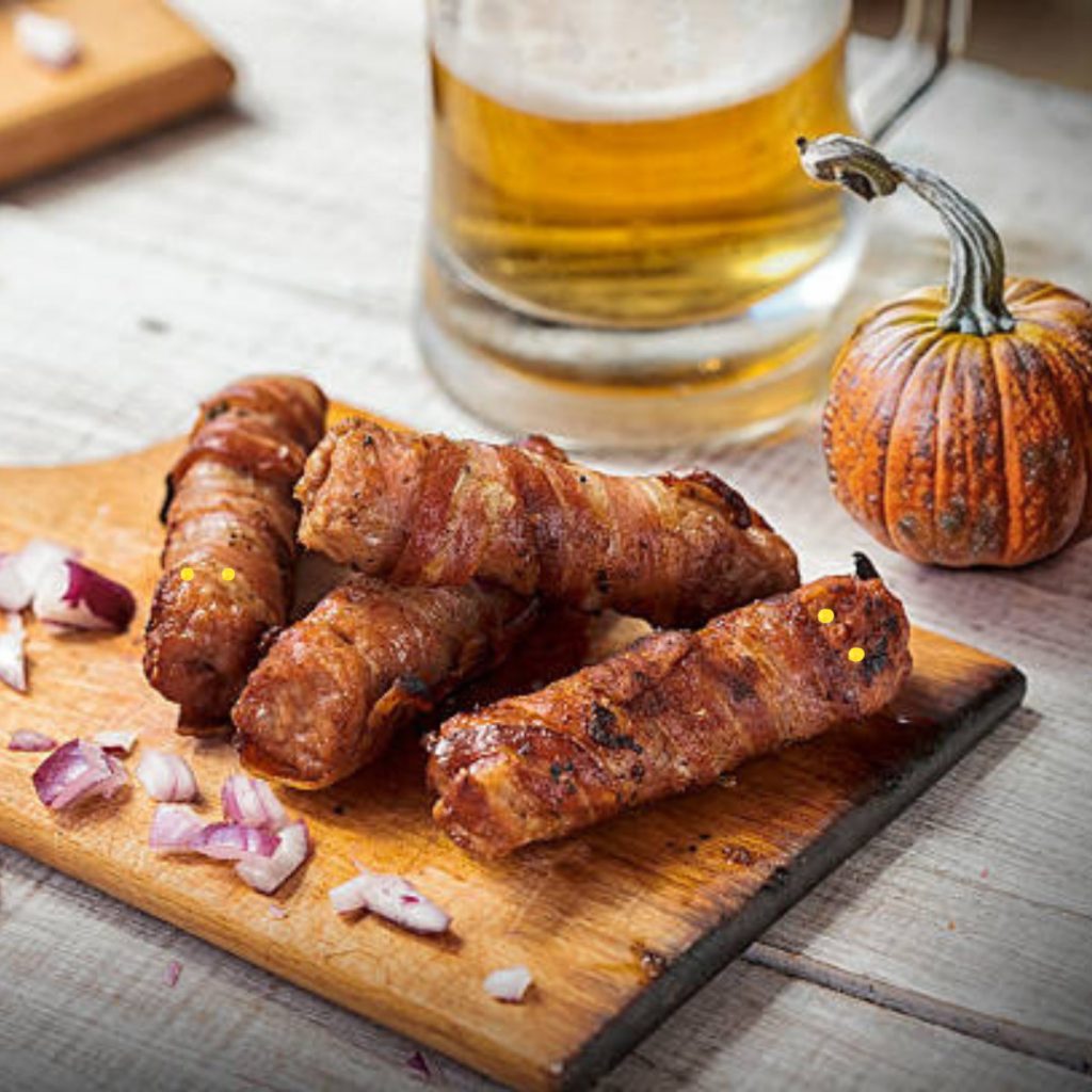 Hahn's of Westminster - Bacon Wrapped Halloween Mummies Recipe