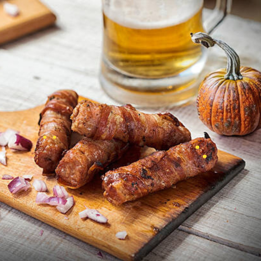 Hahn's of Westminster - Bacon Wrapped Halloween Mummies Recipe